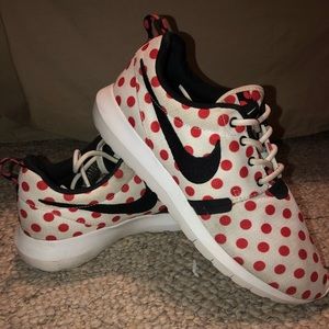 Red Polka Dot Nike Roshes